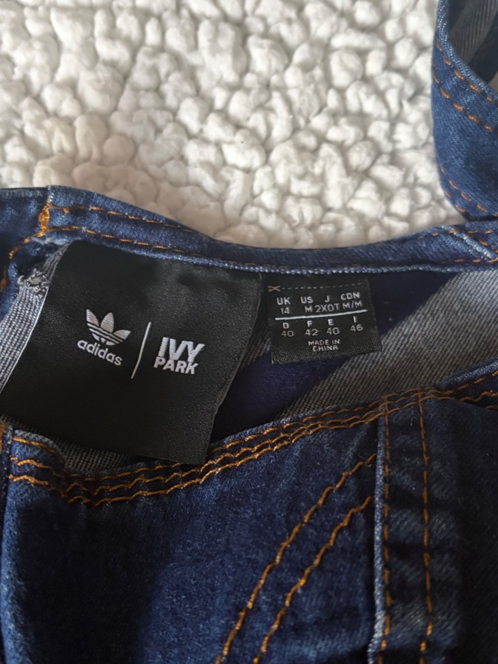 IVY PARK Denim Bodysuit- Size Medium - Picture 3 of 3